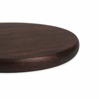 Stock disponible aux États-Unis, 100 pièces en gros, supports de gravure laser vierges ronds en bois de noyer pour cadeaux d'entreprise, de mariage et de pendaison de crémaillère