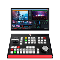 Système de Conférence Audio EZOLEN RE580PRO, Commutateur Vidéo PLC, Contrôleur de Lecture en Ralenti VMix, Commande T-bar, Traduction