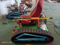Fauteuil roulant électrique pliable à chenilles pour personnes âgées, adapté aux véhicules tout-terrain (ATV/UTV) et aux applications médicales, pour le Maroc