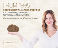 19-30mic supersoft enthaartes Kamel haar, das zum Spinnen von Garn fülldecken mit Fabrik preis verwendet wird