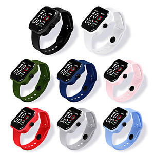 ร้อนกีฬานาฬิกาสําหรับผู้หญิงและผู้ชายอิเล็กทรอนิกส์ LED นาฬิกาดิจิตอลแฟชั่นสบายๆนาฬิกาซิลิโคน - Product Image 5