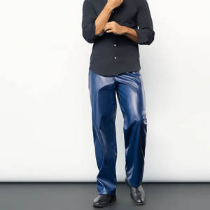 Pantalon en cuir pour homme de haute qualité, design personnalisé, prix abordable, pantalon en cuir véritable sur mesure - Product Image 4