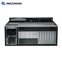 Boîtier d'ordinateur industriel en rack 4U de haute qualité 1.2mm Support Atx Board 3 5.25 CD-Rom Bay ATX Mini PSU redondant 4U IPC IPC470B