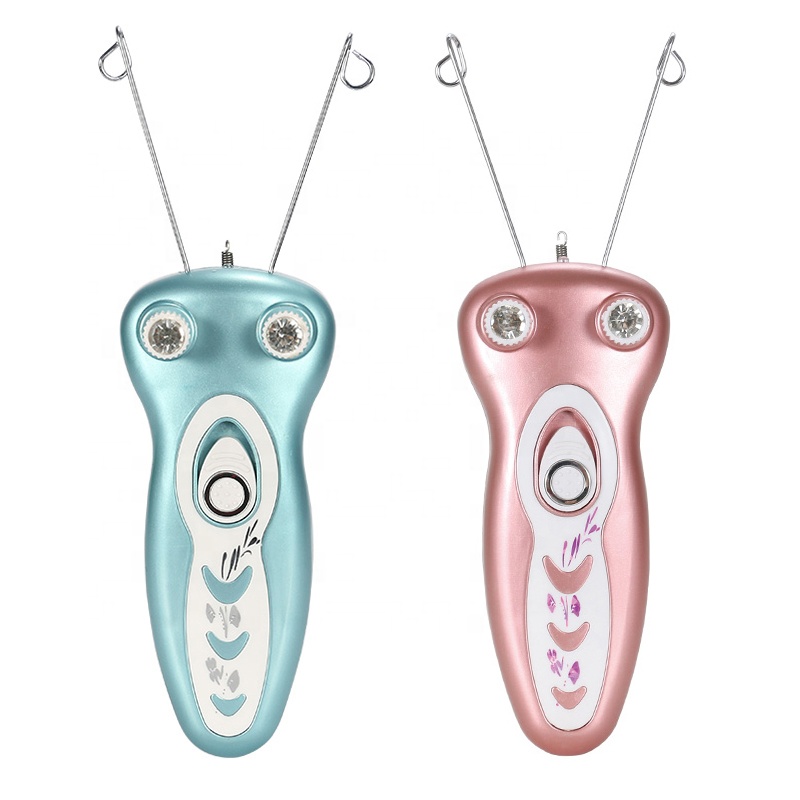 Электрическая бритва Boxin 6888 для женщин, эпилятор для лица с хлопковой нитью, эпилятор для удаления волос на лице