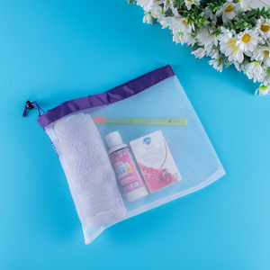 Personalizzato eco friendly riciclato riutilizzabile in poliestere rpet sacchetto della maglia per frutta e verdura, la produzione di borse set, sacchetto netto - Product Image 4