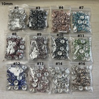 Manik-manik Kristal Kaca Rondelle Bulat 4mm 6mm 8mm 10mm untuk Spacer