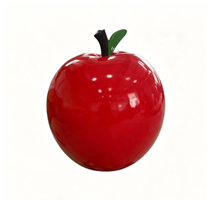 Escultura Gigante de Frutas Pintada en Resina Ecológica, Tema de Amor, Estatua de Frutas Personalizada para Decoración de Centros Comerciales, Jardines, Exteriores y Bodas - Product Image 1