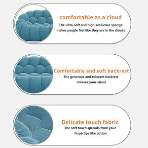 Divano a Bolla 123 Posti di Design Nordico, Divano Comprimibile per Soggiorno, Camera da Letto, Hotel, Villa, Appartamento - Product Image 6