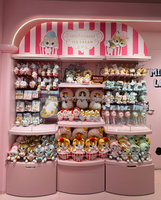 Comptoirs d'exposition personnalisés à LED, écologiques, pour les magasins de jouets tendance