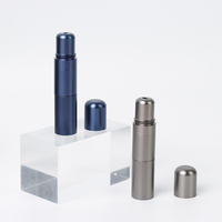 Inhalateur nasal et d'huiles essentielles personnalisé en aluminium de haute qualité, marque EBI, 2 en 1