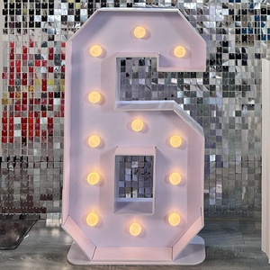 Enseigne LED Numérique Détachable à Piles pour Intérieur, 100 cm, Vente en Gros 2026, Idéale pour Fêtes - Product Image 3