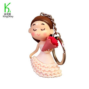 Llaveros de resina para novia y novio, accesorios románticos para amantes de las figuritas, llavero de decoración, nuevo diseño, Serie de boda - Product Image 4