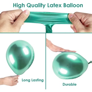 Bán buôn Đảng trang trí Hạnh Phúc sinh nhật kim loại bạc Vàng globos ballons Inflatable Helium Latex Chrome bóng bay - Product Image 2