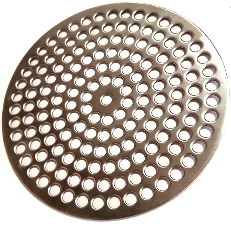 304 316 stainless steel round hole perforated metal sheet