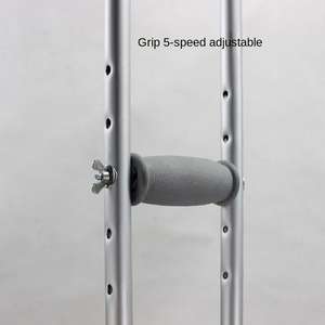 Bastón de Aleación de Aluminio Antideslizante <span class=keywords><strong>RUFU</strong></span> RF1003, Ajustable, Telescópico, con Empuñadura de Goma, Capacidad de Carga de 250 lb, Estilo Contemporáneo - Product Image 6