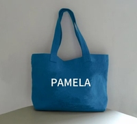 Sac fourre-tout de voyage en toile vierge 12oz en mélange de coton recyclé, entièrement personnalisable avec logo, pour exportateurs en gros