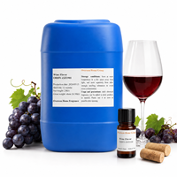 Arômes de vin haute concentration en vrac, faible MOQ, arôme stable, matière première économique pour la fabrication de vin de fruits