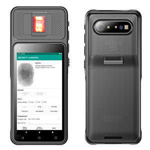 5 "PDA vân tay sinh trắc học <span class=keywords><strong>Tablet</strong></span> PC <span class=keywords><strong>Android</strong></span> 2D mã vạch cầm tay NFC fap10 bio-bán dẫn/fap20/fap30 quang vân tay - Product Image 1