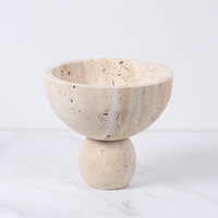 SAIDKOCC Moderne Minimalistische Marmeren Fruit Schaal Creativiteit Tafel Bureau Sieraden Opbergdoos Geavanceerde Natuurlijke Esthetiek Praktisch