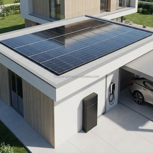 Panneaux solaires monocristallins PERC demi-cellules 680W avec verre à haute transmission pour projets d'énergie solaire industrielle sur toitures côtières - Product Image 2