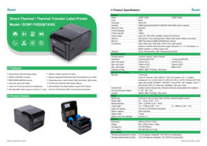 Imprimantes à transfert thermique portables bon marché de 4 pouces Étiquettes à <span class=keywords><strong>code</strong></span>-barres à <span class=keywords><strong>code</strong></span> <span class=keywords><strong>QR</strong></span> sans encre pour emballage en tissu en stock - Product Image 6