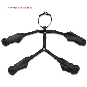 गर्म बिक्री वाले शीतकालीन कुत्ते जूते वाटरप्रूफ और विरोधी पर्ची ठोस पैटर्न पालतू जानवरों को गर्म रखने के लिए एंटी गंदा - Product Image 6