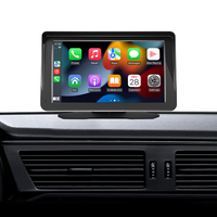Écran tactile 7 pouces pour voiture avec Carplay Android Auto, caméra de recul, navigation automatique, multimédia, radio, vidéo, lecteur DVD MP5