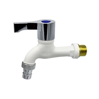 LINGJIE Usine Nouveau Produit Robinet col de cygne en PVC ou en plastique Abs Pvc Robinet d'évier de cuisine Bassin Robinet mural intelligent Design Pvc Faucet