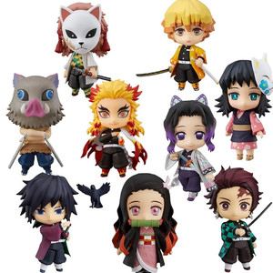 Cambia volto demone uccisore Zenitsu Agatsuma Kamado Tanjirou <span class=keywords><strong>Nezuko</strong></span> Uzui Tengen hashibra Inosuke <span class=keywords><strong>Action</strong></span> <span class=keywords><strong>Figure</strong></span> Anime - Product Image 1