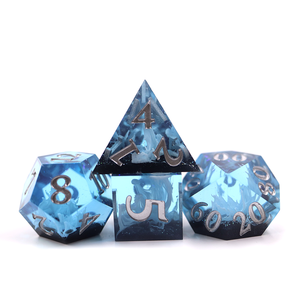 Dungeons & Dragons Bộ 7 Món Xúc Xắc Tùy Chỉnh Xúc Xắc Đại Dương Cạnh Sắc Bằng Nhựa Dnd Đa Diện - Product Image 4