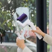 Perche d'extension réglable, étanche et rotative, outil de nettoyage domestique motorisé multi-surfaces pour carrelage et murs