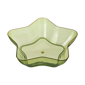 Creative Fruit Platter Green And Pink Durable Home Snack Display Plate For Living Room Office Coffee Table - Product Image 3