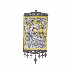 20 Cm decoración de pared con turco tela tejida con Christian ortodoxa y católica icono de Turquía - Product Image 2