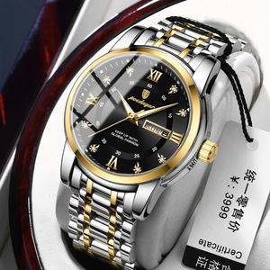 Montre Homme POEDAGAR Étanche Lumineuse avec Double Calendrier, Montre à Quartz de Luxe Tendance, Bestseller en Direct - Product Image 2