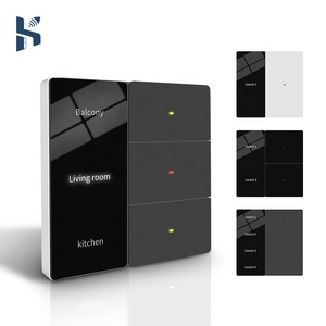 Interruptor Inteligente de Lujo para Habitación, Personalizable con Pantalla LCD, Compatible con Tuya WiFi, Interruptor de Pared para PC, Compatible con Smart Life, Alexa y Google Home - Product Image 1