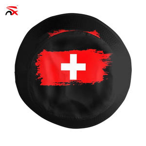 Sombrero de Pescador con Diseño de la Bandera de Suiza Más Vendido, Sombrero de Pescador Personalizado con Impresión de la Bandera Nacional de Suiza para Fanáticos del Fútbol - Product Image 4