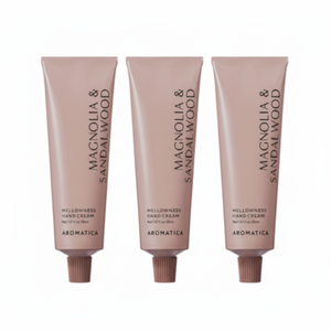 Crema e Lozione per Mani Aromatica Melonies 30ml, Confezione da 3, Profumo di Magnolia e Sandalo, Prezzo Scontato - Product Image 1