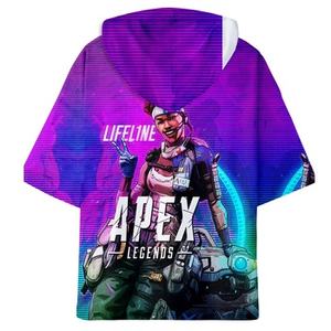 เสื้อฮู้ดแขนสั้นฮิปฮอปเสื้อยืดพิมพ์ลายแขนสั้นโลโก้ที่กำหนดเอง - Product Image 4