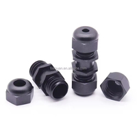 Écrou hexagonal bombé en nylon noir de haute qualité DIN1587 M5 M6