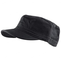 Casquette plate noire pour hommes et femmes Casquettes vétéran