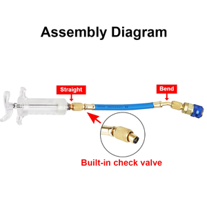 <span class=keywords><strong>Inyector</strong></span> <span class=keywords><strong>de</strong></span> <span class=keywords><strong>aceite</strong></span>/tinte <span class=keywords><strong>de</strong></span> A/C <span class=keywords><strong>para</strong></span> coche, 30Ml, 1Oz, con adaptador <span class=keywords><strong>de</strong></span> acoplador rápido <span class=keywords><strong>de</strong></span> lado bajo, jeringa <span class=keywords><strong>de</strong></span> inyección <span class=keywords><strong>de</strong></span> engrasador automotriz <span class=keywords><strong>de</strong></span> <span class=keywords><strong>aire</strong></span> <span class=keywords><strong>acondicionado</strong></span> 1/4 - Product Image 3