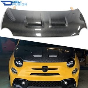 Capó Ventilado de Fibra de Carbono Abarth para Fiat 500 595 695 Abarth 2007-2024, Estilo DLF - Product Image 1