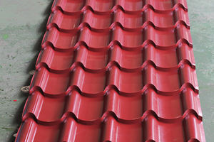 Maschine zur Herstellung von Dachziegeln aus glasierten Ziegeln Maschine zur Herstellung von Metall ziegeln mit 3D-Effekt - Product Image 2