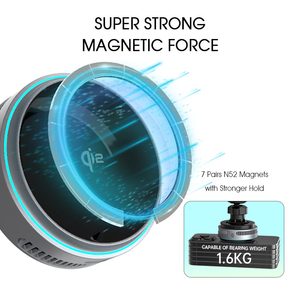 Sạc không dây từ tính Qi2 15W tích hợp tản nhiệt và đèn RGB có thể chuyển đổi dành cho điện thoại thông minh, làm mát điện thoại khi chơi game - Product Image 5