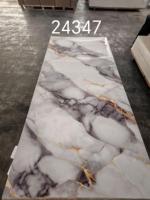 Nouveau design, panneau mural en PVC effet marbre brillant UV, imperméable, pour la décoration intérieure moderne, les salles de bain, les extérieurs et les entrepôts.