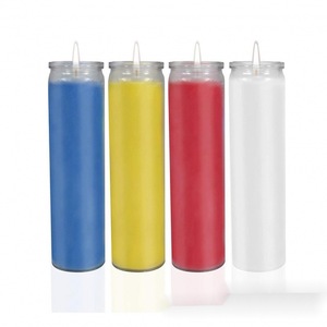 Linlang Shanghai, venta al por mayor, personalizado, vacío, 5 días a 7 días, tarro de cristal mexicano hispano, velas religiosas - Product Image 5