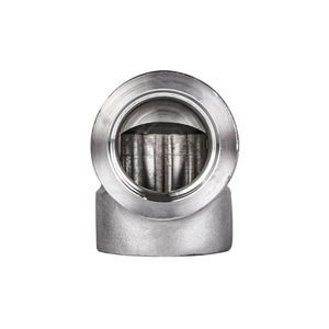 DN100 Giả Mạo Thép Không Gỉ 90 Độ Khuỷu Tay Áp Lực Cao Axit Kháng Kiềm Dày Ống Phù Hợp Right Angle Nối - Product Image 6