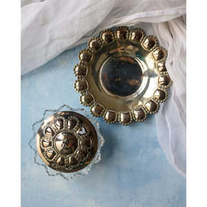 Bandejas de Servicio Elegantes Gabriella P. Crystal y Sheffield, Porta Caviar - Product Image 3