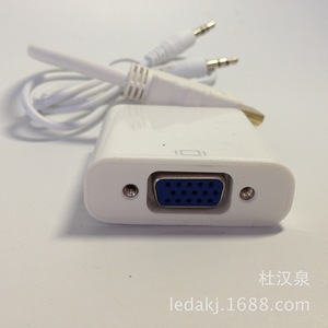 Convertidor HDMI a VGA con cable de audio para adaptador de pantalla de monitor de computadora - Product Image 3