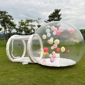 Popular 3 metros 4 metros <span class=keywords><strong>de</strong></span> diámetro transparente globo cúpula tienda hermética burbuja tienda <span class=keywords><strong>casa</strong></span> inflable burbuja tienda para <span class=keywords><strong>alquiler</strong></span> - Product Image 3